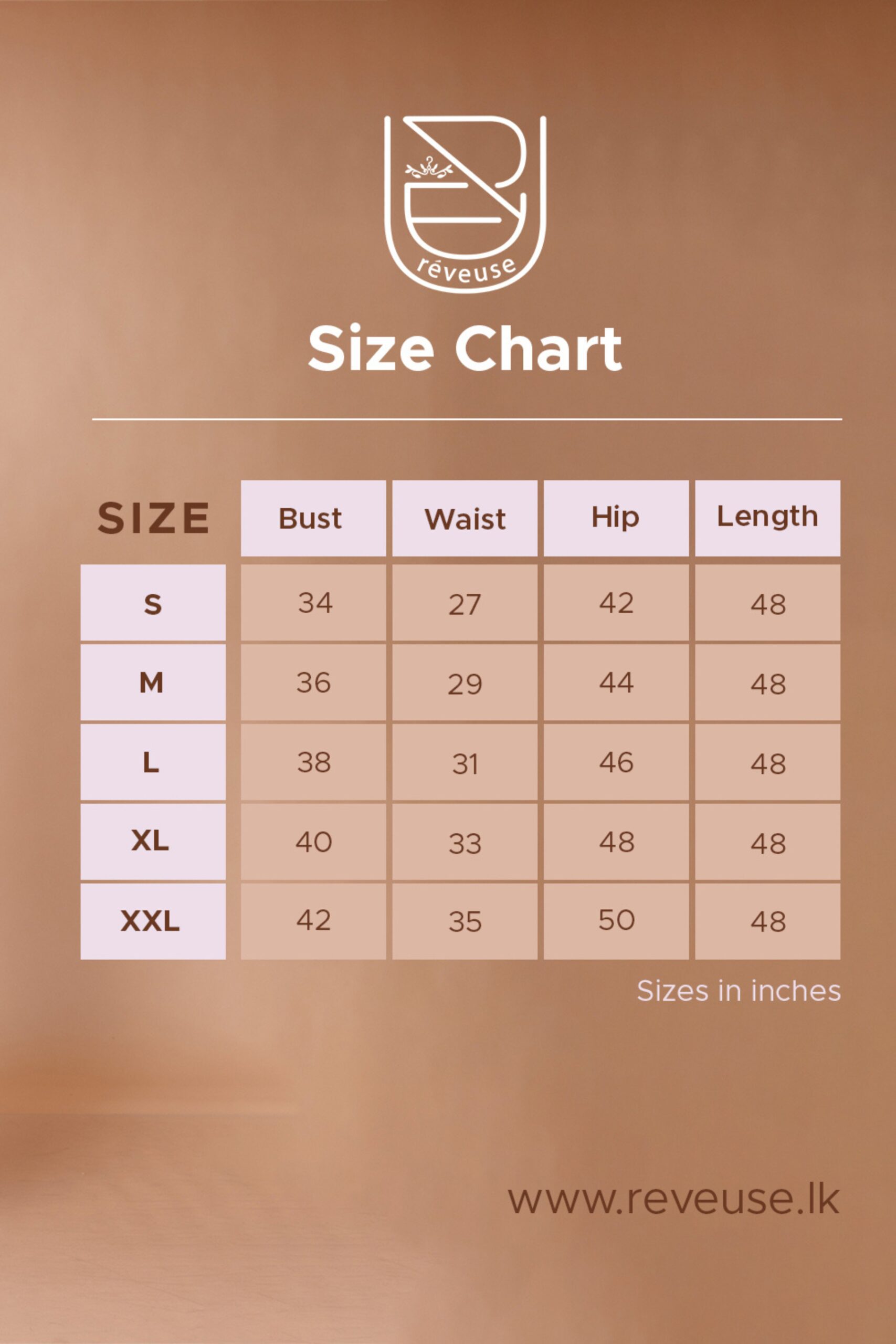 01 SIZE CHART